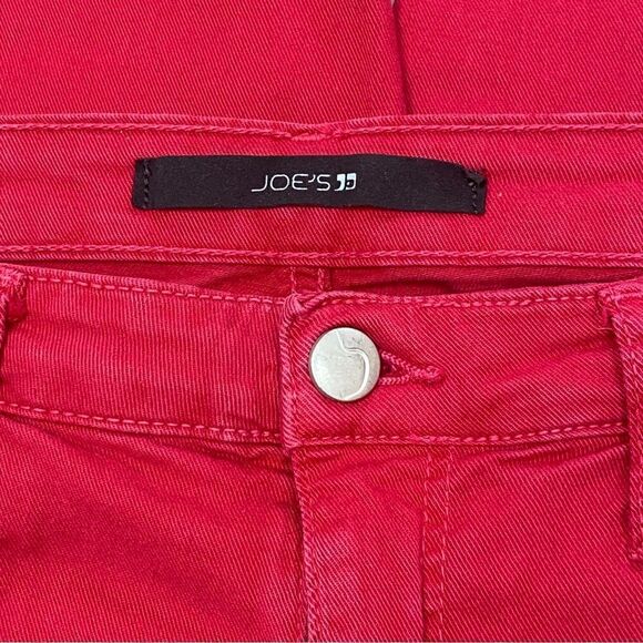 JOE'S JEANS "The Icon" Hot Pink Mid-Rise Skinny Jeans - Long - Size 29 - Picture 4 of 10